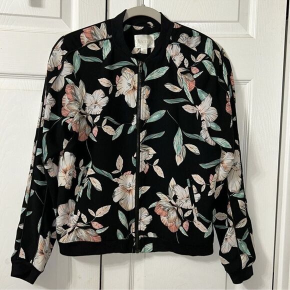 Decree Floral Print Bomber Jacket(Size Medium) - Picture 3 of 10